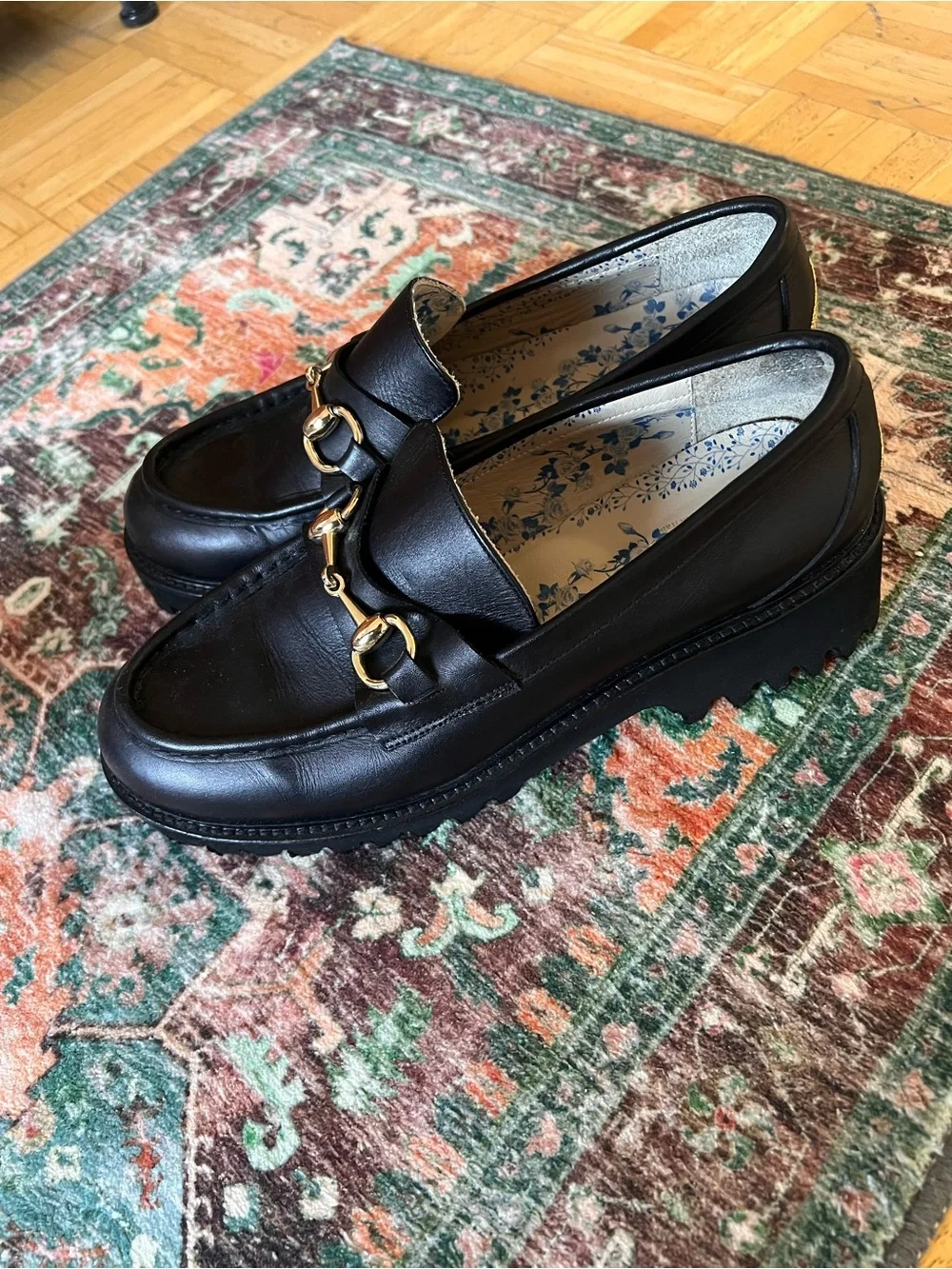 Gucci Black Leather Loafers - Picture 7 of 7